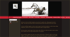 Desktop Screenshot of horseandridersupplies.co.uk